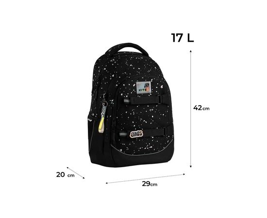 Рюкзак школьный Kite Education teens 727M Holographic (K26-727M-1), изображение 12