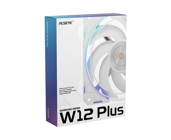 Кулер до корпусу Alseye W12-Plus-W ((Forward Blades) (AS.04.07.0067), зображення 7