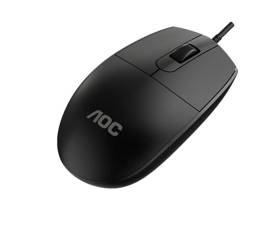 Мишка AOC MS100B USB Black (MS100B/LA), зображення 5