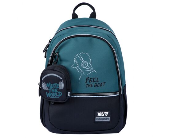 Рюкзак школьный Yes Feel the Beat TS-113M (550324), изображение 2