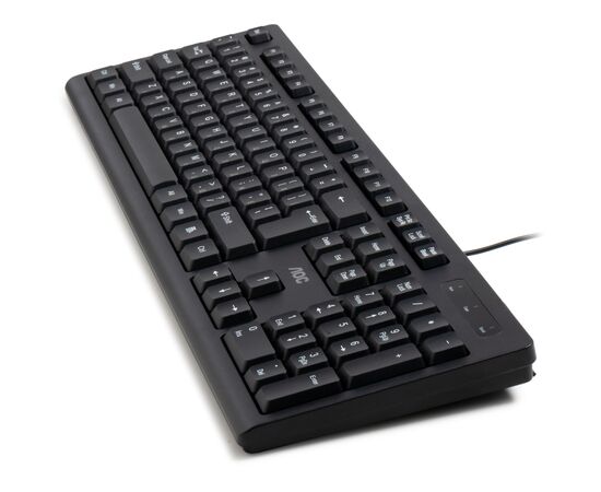 Клавиатура AOC KB100B USB UA Black (KB100B/97), изображение 6