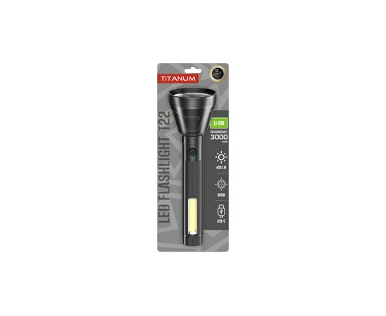Фонарь TITANUM 400Lm Black (TLF-T22)