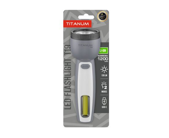 Фонарь TITANUM 130Lm Gray (TLF-T19)