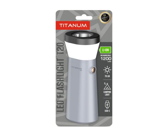 Фонарь TITANUM 70Lm Gray (TLF-T20)