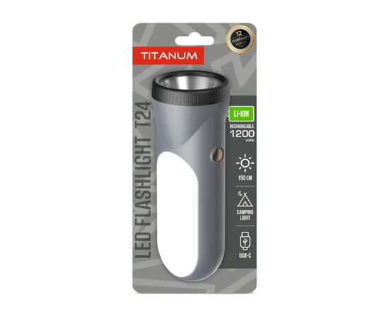Фонарь TITANUM 150Lm Gray (TLF-T24)