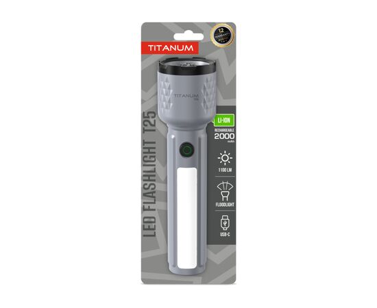 Фонарь TITANUM 1100Lm Gray (TLF-T25)