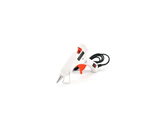Клеевой пистолет Voltronic HS-6502, 220 V, 20 W, 7 mm, переходник, white, Box (HS-6502)