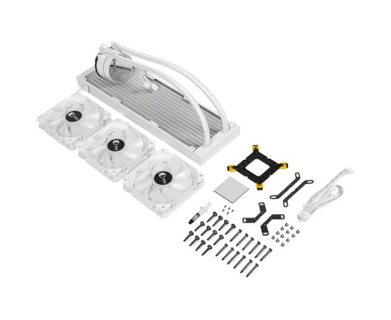 Система жидкостного охлаждения Qube ZT-360 white, изображение 6