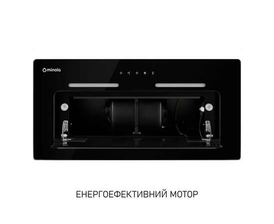 Витяжка кухонна Minola HBI 6473 BL GLASS 800 LED Line, зображення 6