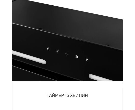 Витяжка кухонна Minola HBI 6473 BL GLASS 800 LED Line, зображення 7