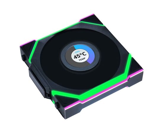 Кулер для корпуса Lian Li UNI Fan SL WIRELESS LCD 120-1, Black (G99.12SLLCD1W1B.00), изображение 2