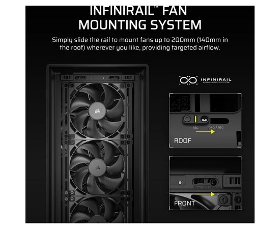 Корпус для ПК Corsair CORSAIR FRAME 5000D RS (4xRS140) (CC-9011307-WW), изображение 5