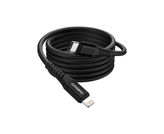 Дата кабель USB-C to Lightning 1.0m PD27W black Choetech (XCL-1030-BK), изображение 2