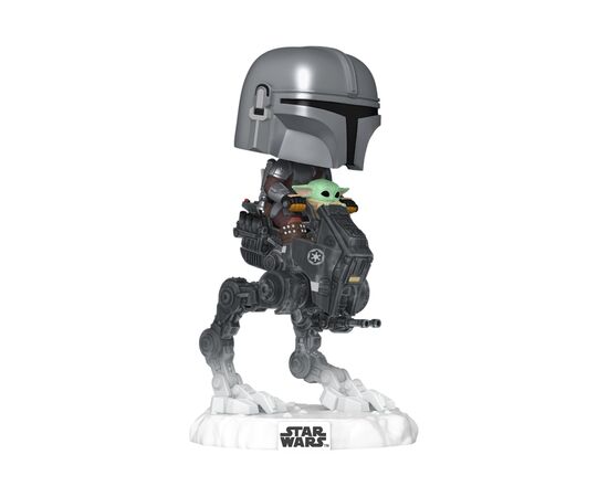 Фигурка Funko Pop Rides серии Мандалорец и Грогу - Мандо из Грогу на вездеходе (90812), изображение 2