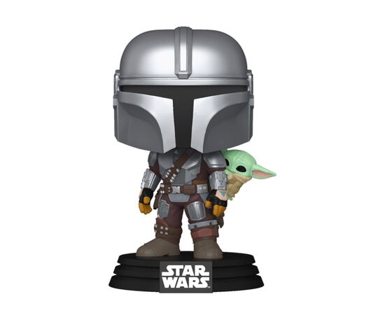 Фигурка Funko Pop серии Мандалорец - Мандалорец из Грога на спине (90443), изображение 2