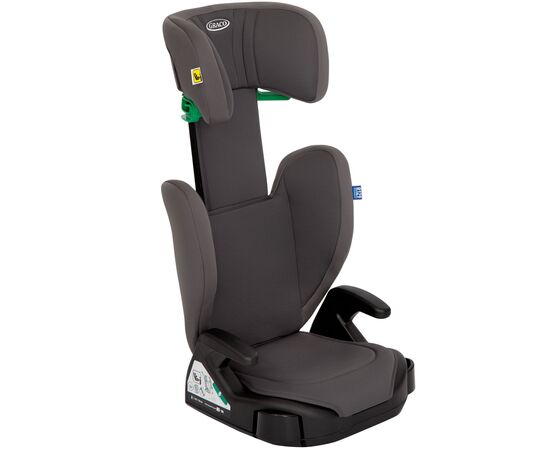 Автокрісло Graco Junior Maxi i-Size, 100-150 см (2/3), сіро-коричневе (8CT899IROEU), зображення 4