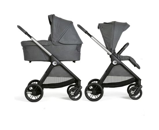 Коляска Chicco 2 в 1 Bellagio 2 Сіра (2900990903245) (87183.45.01)