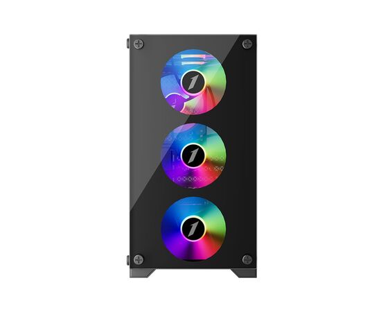 Корпус для ПК 1stPlayer X2-M-BK-4F1-PS-600FK-EU, изображение 2
