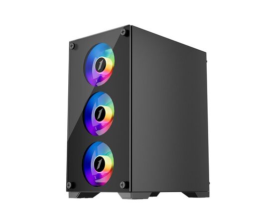 Корпус для ПК 1stPlayer X2-M-BK-4F1-PS-600FK-EU, изображение 3