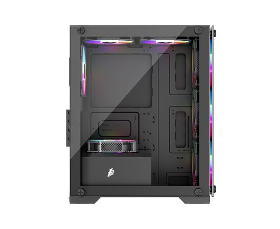 Корпус для ПК 1stPlayer X2-M-BK-4F1-PS-600FK-EU, изображение 4