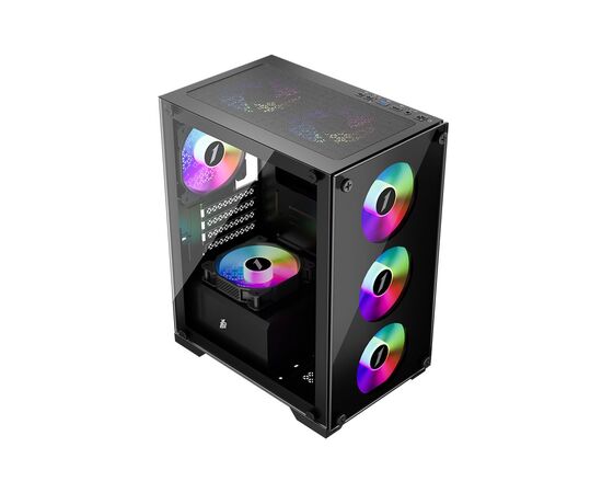 Корпус для ПК 1stPlayer X2-M-BK-4F1-PS-600FK-EU, изображение 6