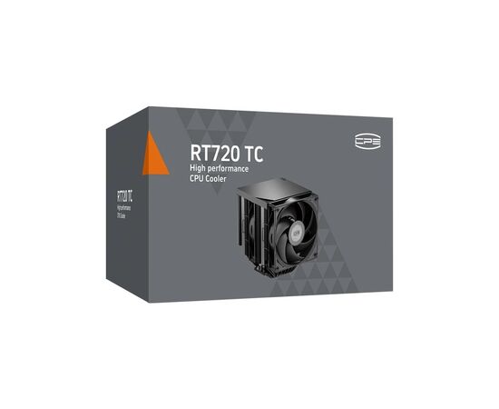 Кулер для процессора PcCooler Охолоджувач для процесора PсCOOLER RT720 TC BK чорний IntelLGA 115X/12 (RT720 TC BK), изображение 7