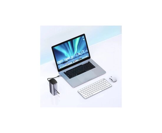Порт-репликатор Ugreen USB-C Multifunctional Docking Station 12in1 USB HDMI DP RJ45 AUX SD TF (90325), изображение 7