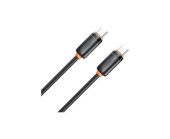 Дата кабель USB-C to USB-C 1.0m 60w black XO (NB-Q302B-CC.black), зображення 2