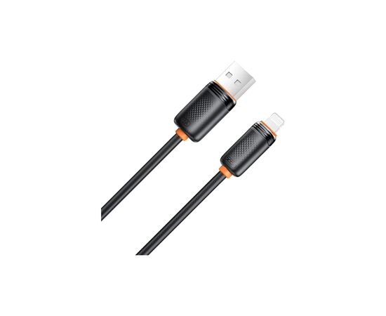 Дата кабель USB 2.0 AM to Lightning 1.0m 3A black XO (NB302-AI.black), изображение 2