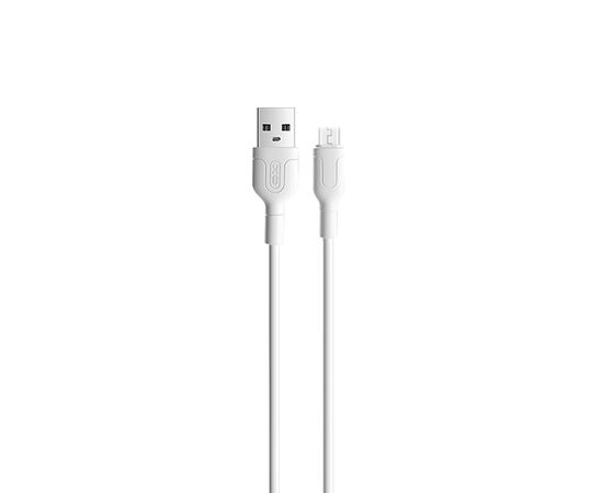 Дата кабель USB 2.0 AM to Micro 5P 1.0, 2A white XO (NB212-AM.white), изображение 2