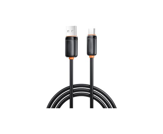 Дата кабель USB 2.0 AM to USB-C 1.0m 3A black XO (NB302-AC.black), изображение 3