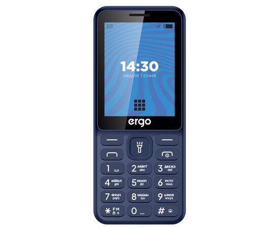 Мобильный телефон Ergo E284 Blue, изображение 2