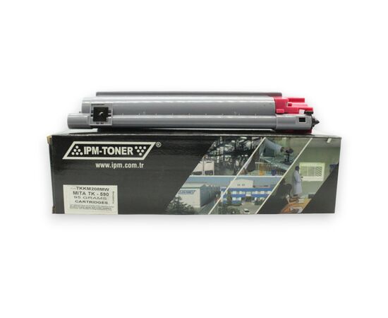 Картридж IPM Kyocera-Mita TK-590 Magenta 95г,+waste box, without chip (TKKM208MW)