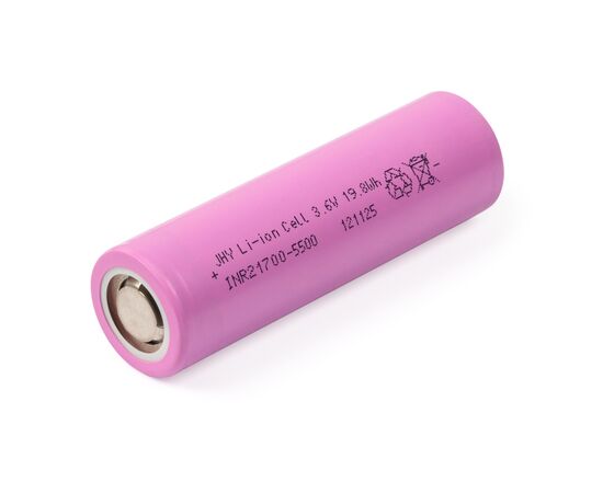 Аккумулятор 21700 Li-Ion 5500mAh 3.6V 30A JHY (INR21700-55P), изображение 3