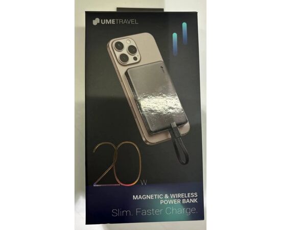 Батарея універсальна UmeTravel 5000mAh 20W M11 Magnetic and Wireless (1175593), зображення 4