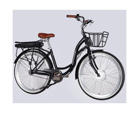 Электровелосипед Dorozhnik 26" eAQUAMARINE BH рама-17" 36B 13А*г 500Вт 2026 чорний (ELB-D-26-296), изображение 2