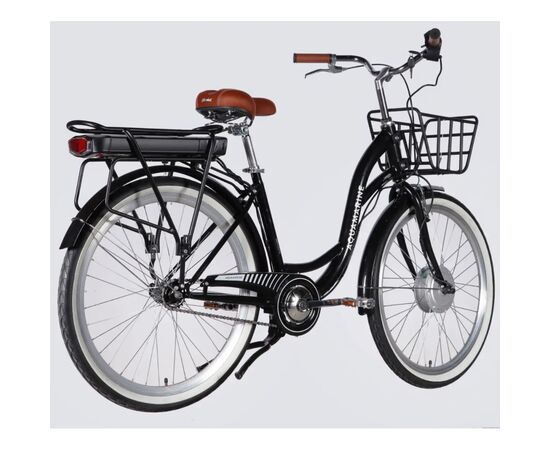 Электровелосипед Dorozhnik 26" eAQUAMARINE BH рама-17" 36B 13А*г 500Вт 2026 чорний (ELB-D-26-296), изображение 3