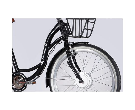 Электровелосипед Dorozhnik 26" eAQUAMARINE BH рама-17" 36B 13А*г 500Вт 2026 чорний (ELB-D-26-296), изображение 4