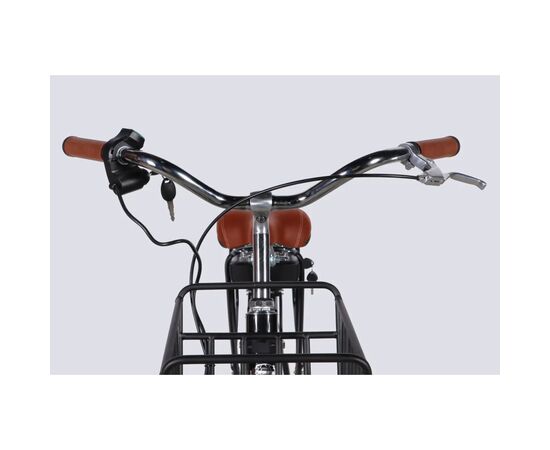 Электровелосипед Dorozhnik 26" eAQUAMARINE BH рама-17" 36B 13А*г 500Вт 2026 чорний (ELB-D-26-296), изображение 6