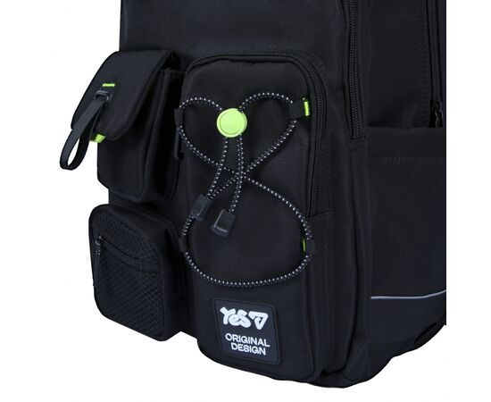 Рюкзак школьный Yes Just Black TS-43L (550480), изображение 7