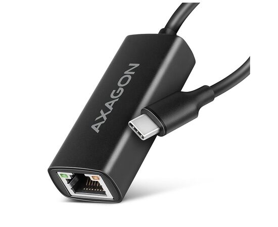 Переходник USB-C to RJ45 Ethernet 1000Mbps black AXAGON (ADE-ARC)