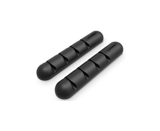 Держатель для кабеля Ugreen LP114 Cable Organizer (2 pack) Black (30762), изображение 2