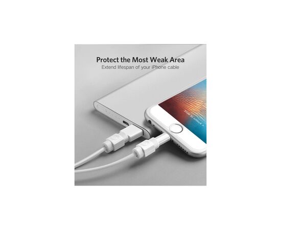 Держатель для кабеля Ugreen LP127 Charging Cable Protector White (40705), изображение 5