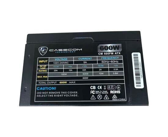 Корпус для ПК Casecom 600W (CM 600FM ATX), изображение 5