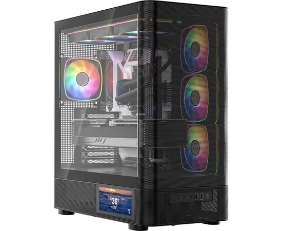 Корпус для ПК Modecom VOLCANO AQ400 ARGB (MC-A-AQ400-4FA-B), изображение 3