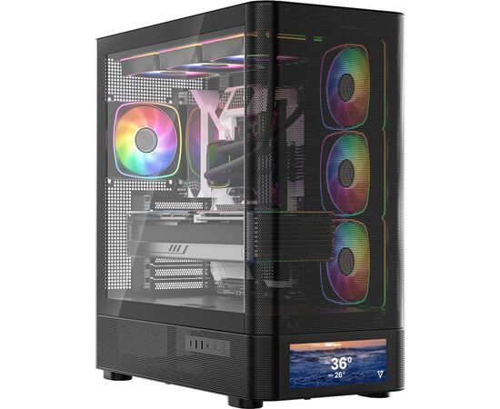Корпус для ПК Modecom VOLCANO AQ500 ARGB (MC-A-AQ500-4FA-B), изображение 3
