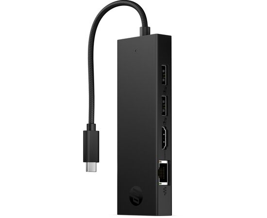 Концентратор HP Хаб USB 3.0 ->HDMI/USB2.0x2/USB-C PD/Ethernet Hub HP (BR1U3AA), изображение 3
