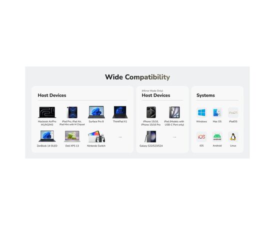 Концентратор Cudy USB-C 6-in-1 1xHDMI 4K + 1xUSB-C + 1xUSB 3.0 5Gbps + 2xUSB 2.0 (UH606), изображение 8