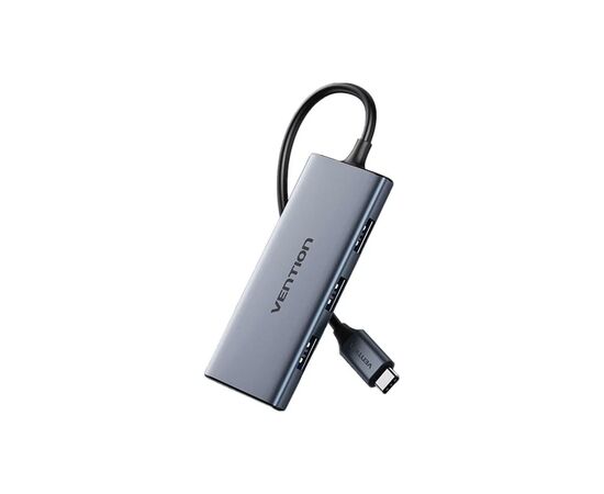 Концентратор Vention USB-C 6-in-1 3xUSB 3.0 + HDMI 4K30Hz + SD/TF 0.15m (TOOHB), изображение 3