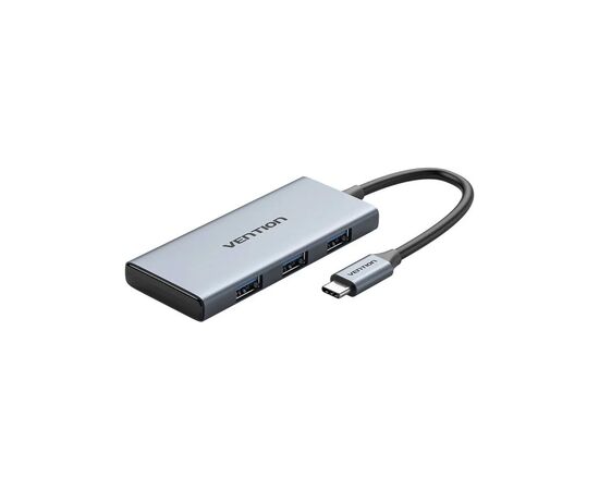 Концентратор Vention USB-C 6-in-1 3xUSB 3.0 + HDMI 4K30Hz + SD/TF 0.15m (TOOHB)